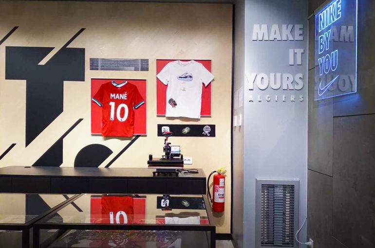 Personalization Area “Nike By You” available in our Nike Store Bab Azzouar