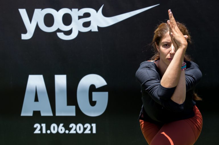 The NIKE YOGA DAY celebrated for the first time in Algeria!